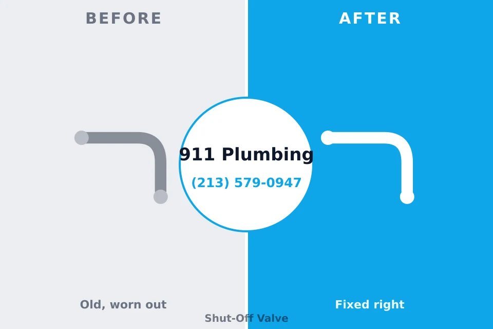 Before and after: plumbing repair Bogart, GA